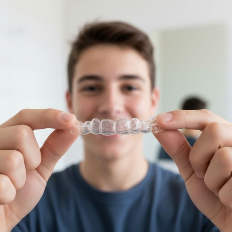 Clear aligners for teens