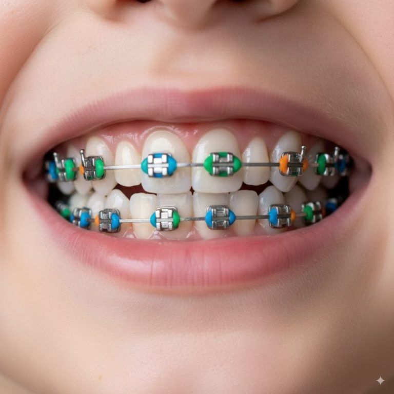 How Metal Braces Straighten Teeth